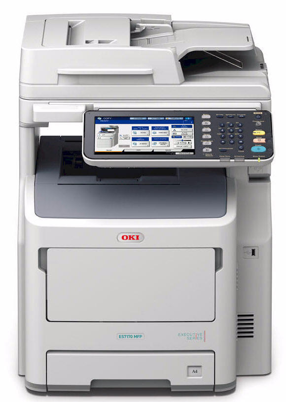 OKI ES7480, ES7480dn, ES7480dfn MFP Executive Series, Colour MFP, MFC, All in One, multi-function printer. SALES - SUPPORT - SUPPLIES 
