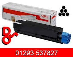 Genuine Oki B4600 Toner Black 3K 43502302