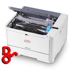 OKI B411 series Mono Printer open