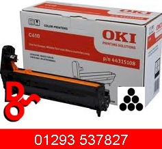 01333304 - OKI Executive Series ES-7470, ES7470, ES 7470 Genuine EP Drum Cartridge, Black (K)  - Part Number 01333304