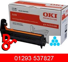 01333303 - OKI Executive Series ES-7470, ES7470, ES 7470 Genuine EP Drum Cartridge, Cyan (C) - Part Number 01333303