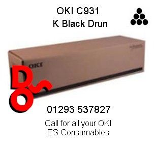 OKI C931, Executive Series, EP "K Image Drum" Black, Genuine OKI for C931 - 45103716 Phone 01293 537827 for our current price and availability, We guarantee competitive pricing, We offer next day delivery nationwide