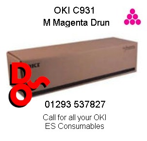 OKI C931, Executive Series, EP "M Image Drum" Magenta, Genuine OKI for C931 - 45103714 Phone 01293 537827 for our current price and availability, We guarantee competitive pricing, We offer next day delivery nationwide