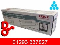 Genuine OKI ES2232a4 Toner Cyan 43865731