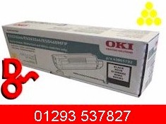 Genuine OKI ES2232a4 Toner Yellow 43865729