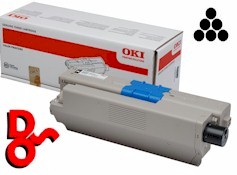 44973512 - OKI Executive Series ES-5462, ES5462, ES 5462 Genuine Toner Cartridge, Black (K)  - Part Number 44973512