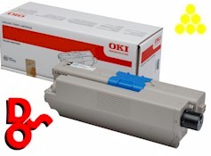 OKI ES5430 Toner Yellow 44973509