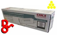 Genuine OKI ES5460 Toner Yellow 43865729