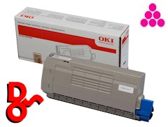 Genuine Oki ES7411 Toner Magenta 10K 44318618