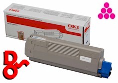 Genuine Oki ES8441 Toner Magenta 9K 44844514