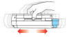 7. Leaving the new Toner K Black, Genuine OKI, for ES8460 - 44059232 in its bag gently shake it from left to right.