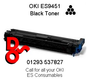 Toner Black, Genuine OKI for ES9451 - 45536512